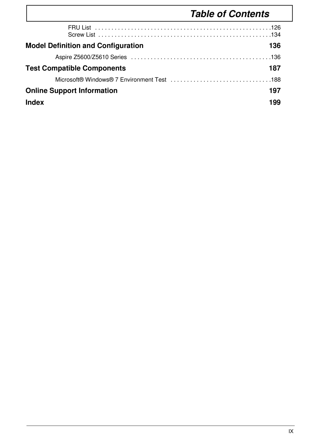 Acer manual Aspire Z5600/Z5610 Series, Microsoft Windows 7 Environment Test 