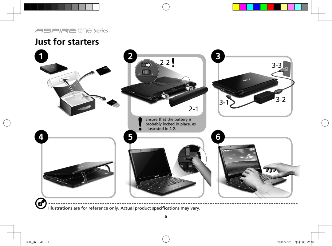 Acer ZG8 manual Just for starters, 13-2 