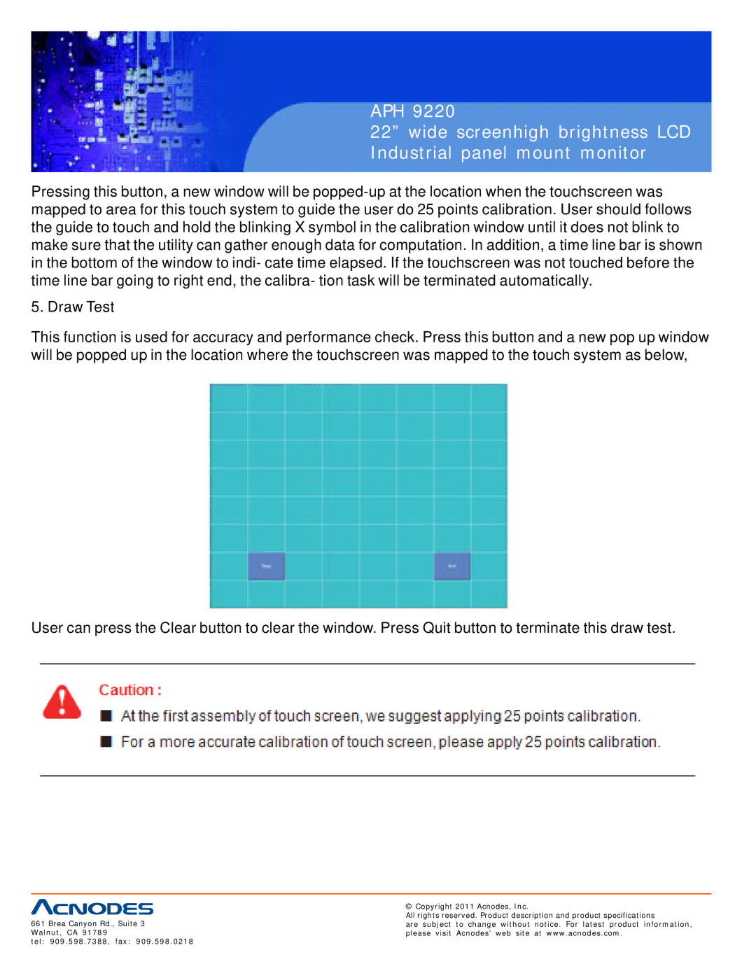 Acnodes APH 9220 user manual 