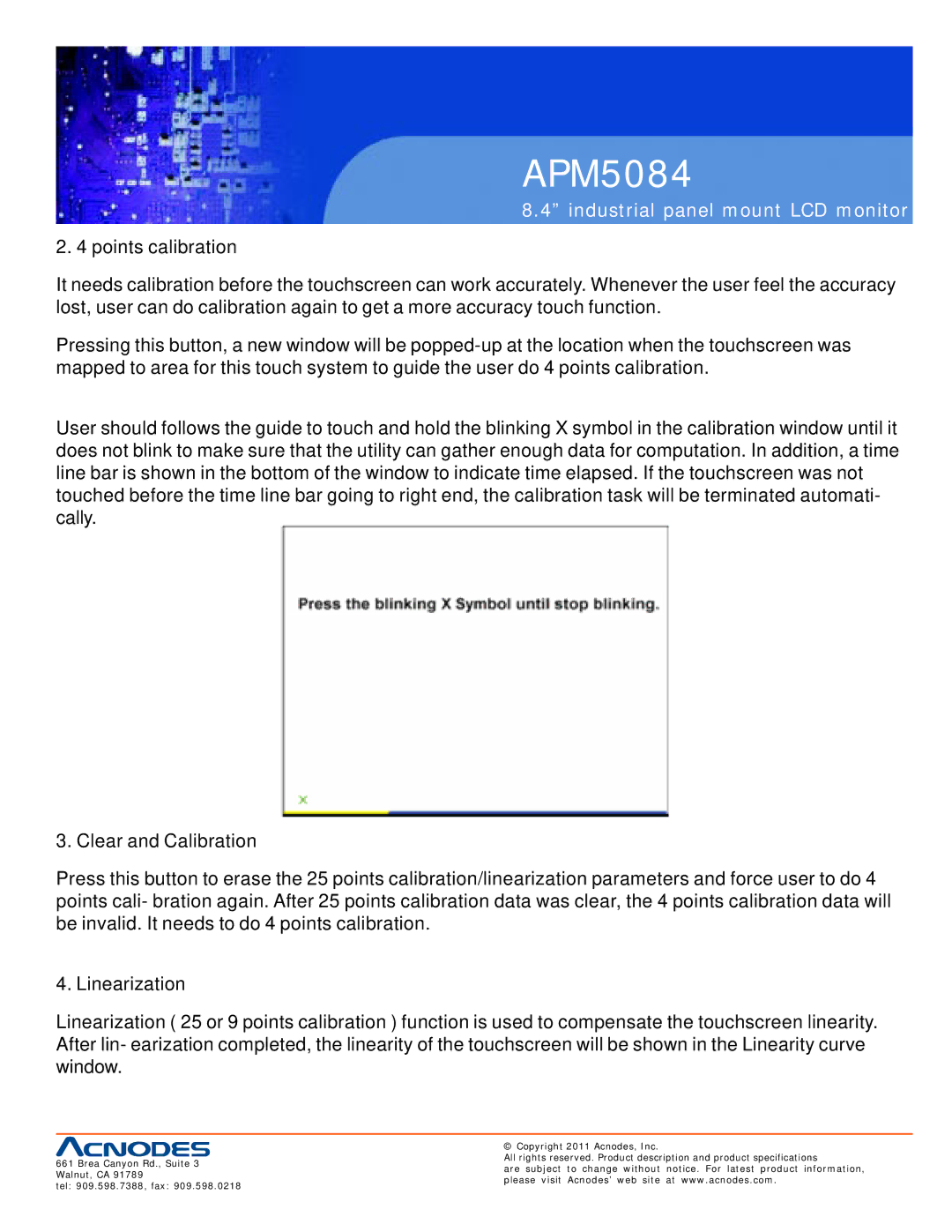 Acnodes APM5084 user manual 