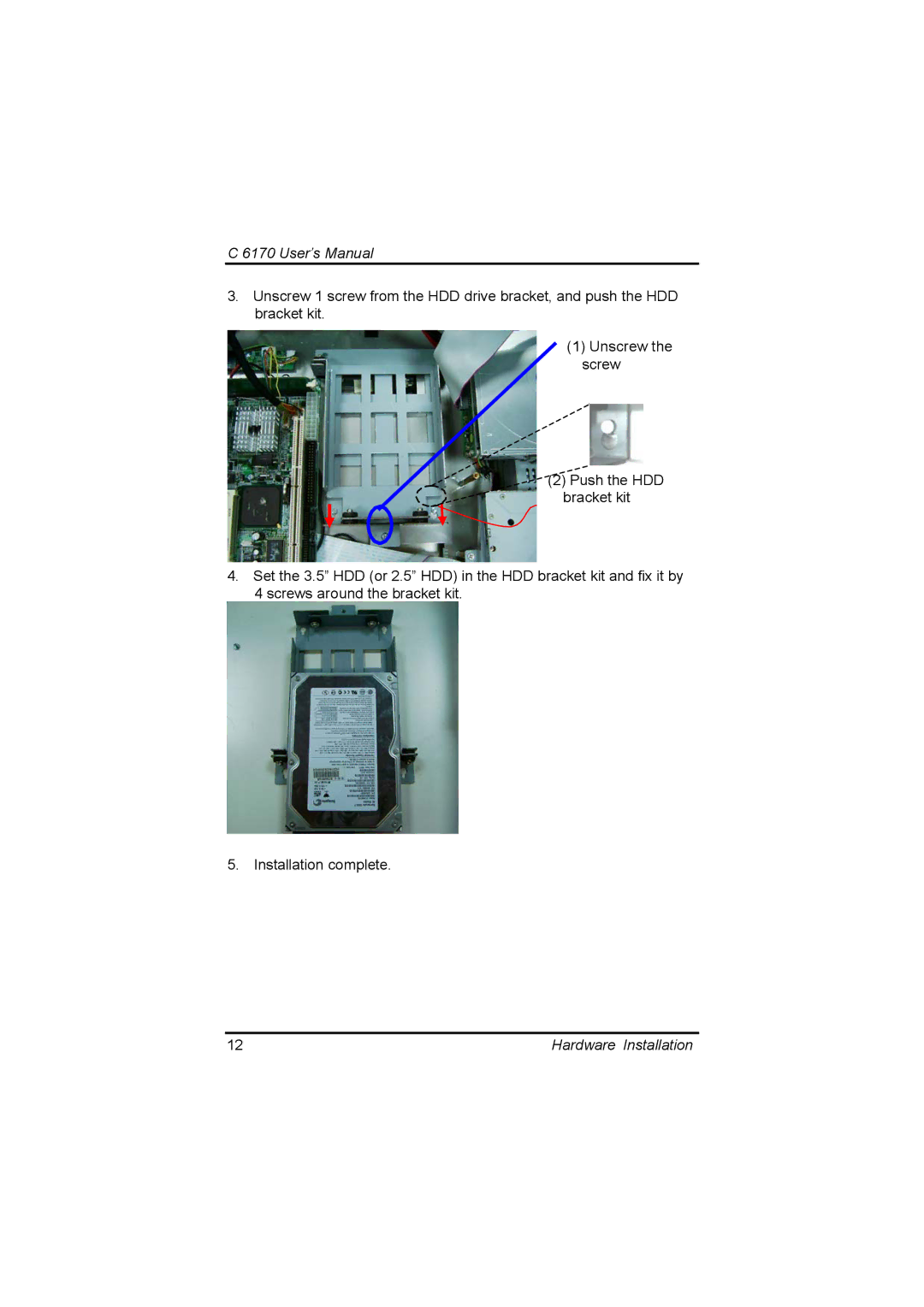 Acnodes PC 6170 manual User’s Manual 