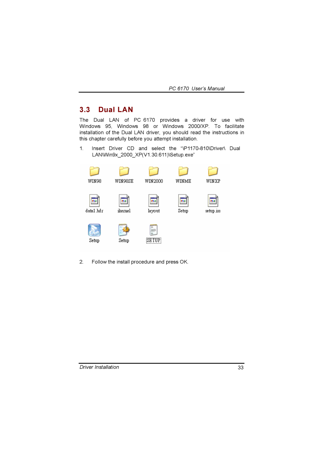 Acnodes PC 6170 manual Dual LAN 