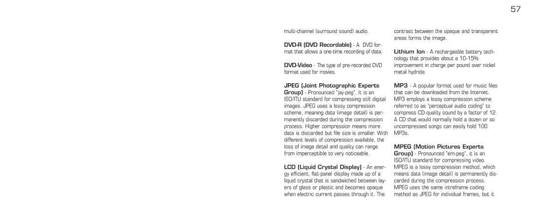 Acomdata.com PDVD7 technical specifications Multi-channel surround sound audio 