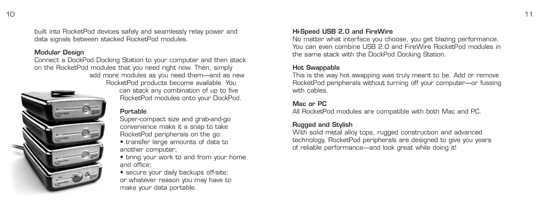 Acomdata.com RPDOCKU2FA manual 