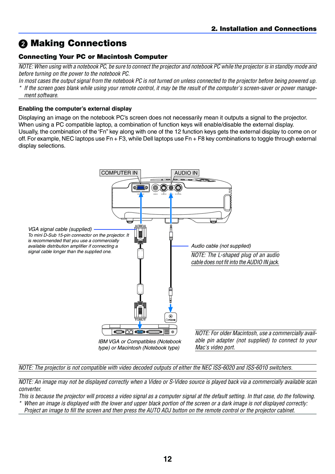 Acoustic Energy LT35, LT30, LT25 manual Making Connections, Connecting Your PC or Macintosh Computer 