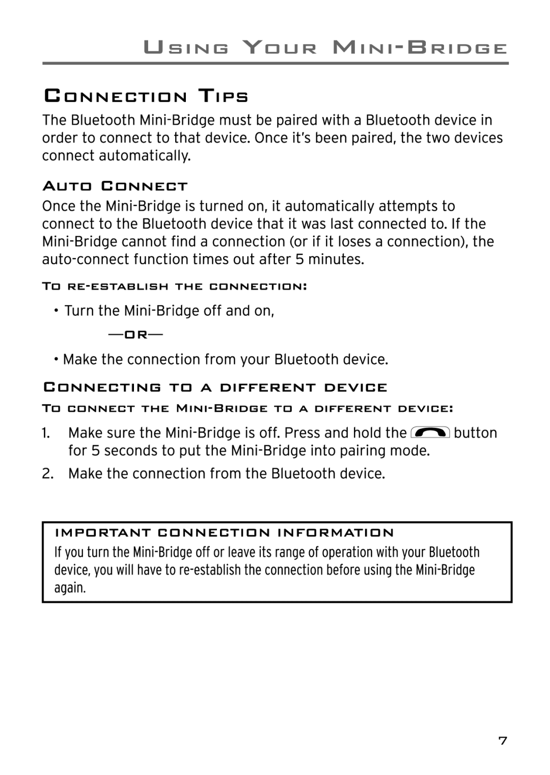 Acoustic Research ARWH1 user manual 