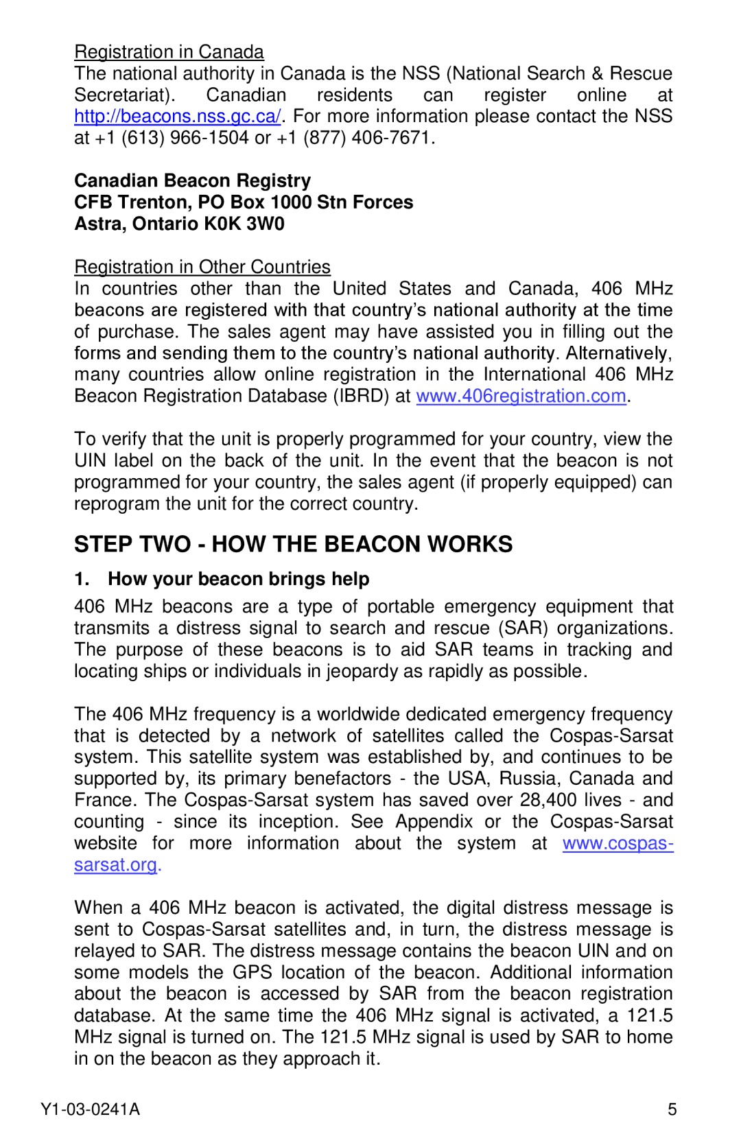 ACR Electronics 2883, PLB-350B, 2882 manual Step TWO HOW the Beacon Works, How your beacon brings help 