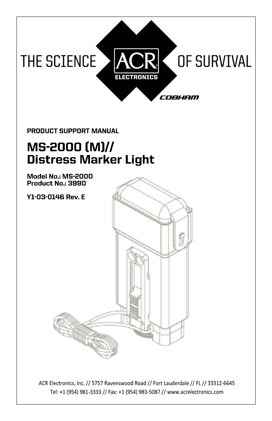 ACR Electronics MS-2000(M) manual 