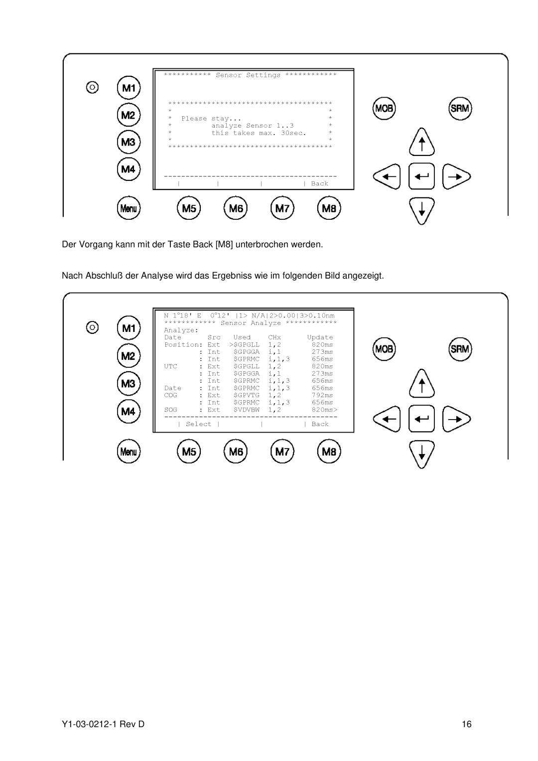 ACR Electronics Y1-03-0212-1 manual $Gpgga 