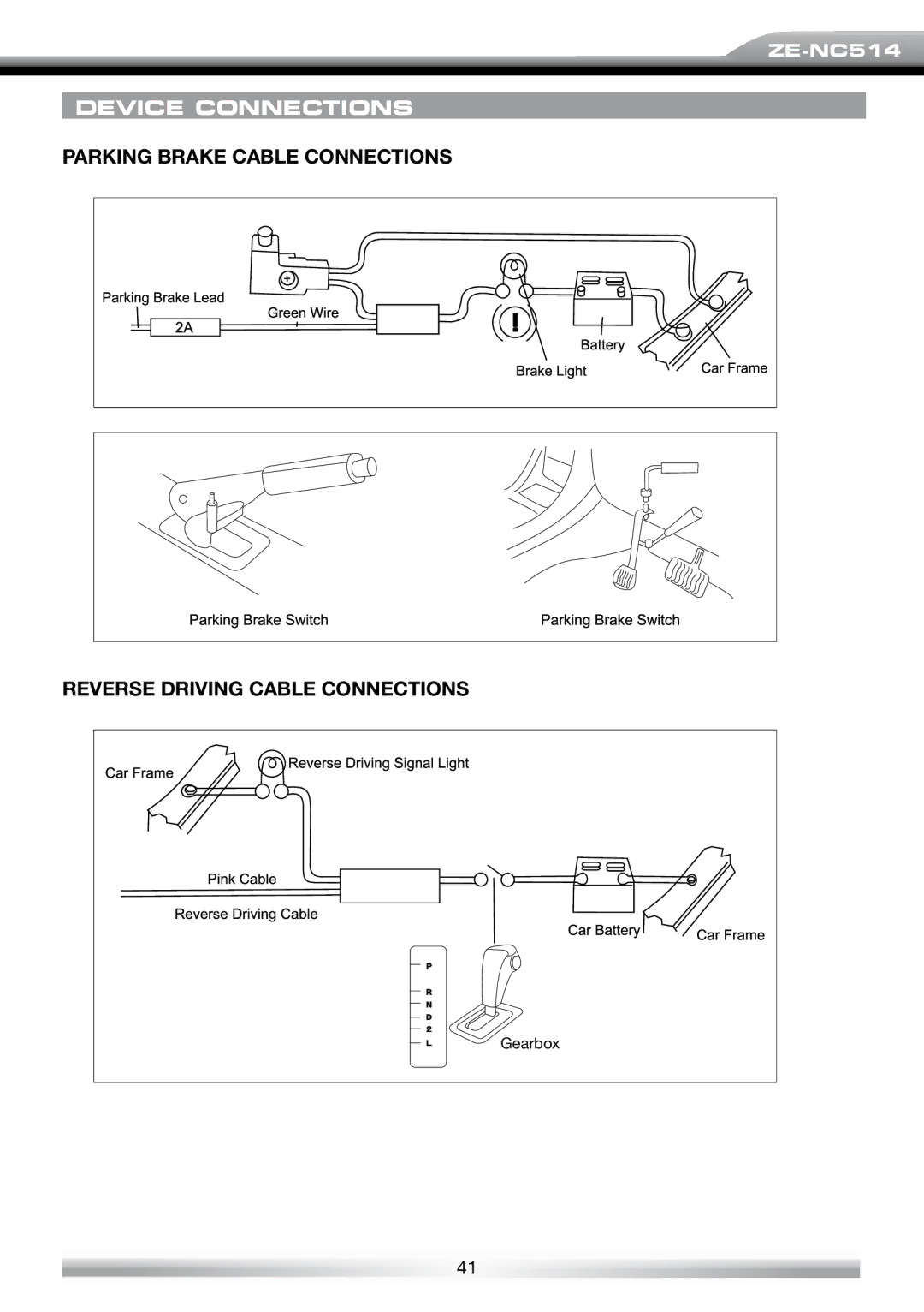 ACR Electronics ZE-NES14 user manual Gearbox 