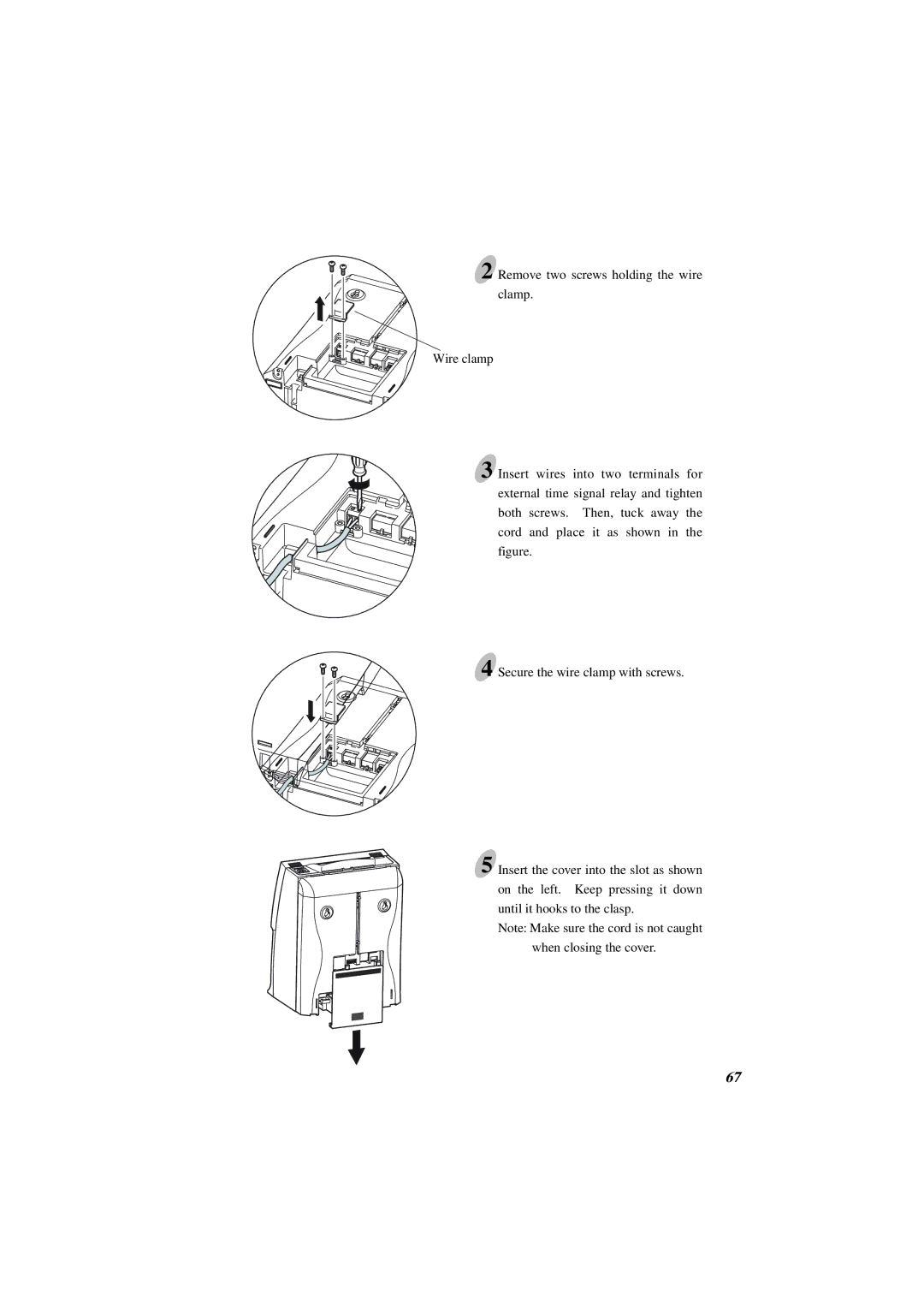 Acroprint ES1000 user manual 