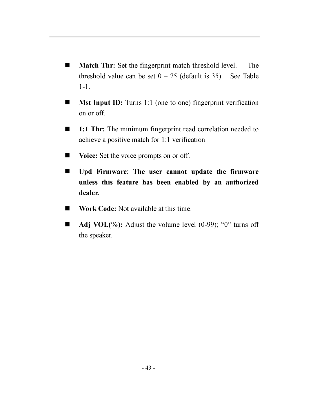 Acroprint TQ600, V3 user manual 