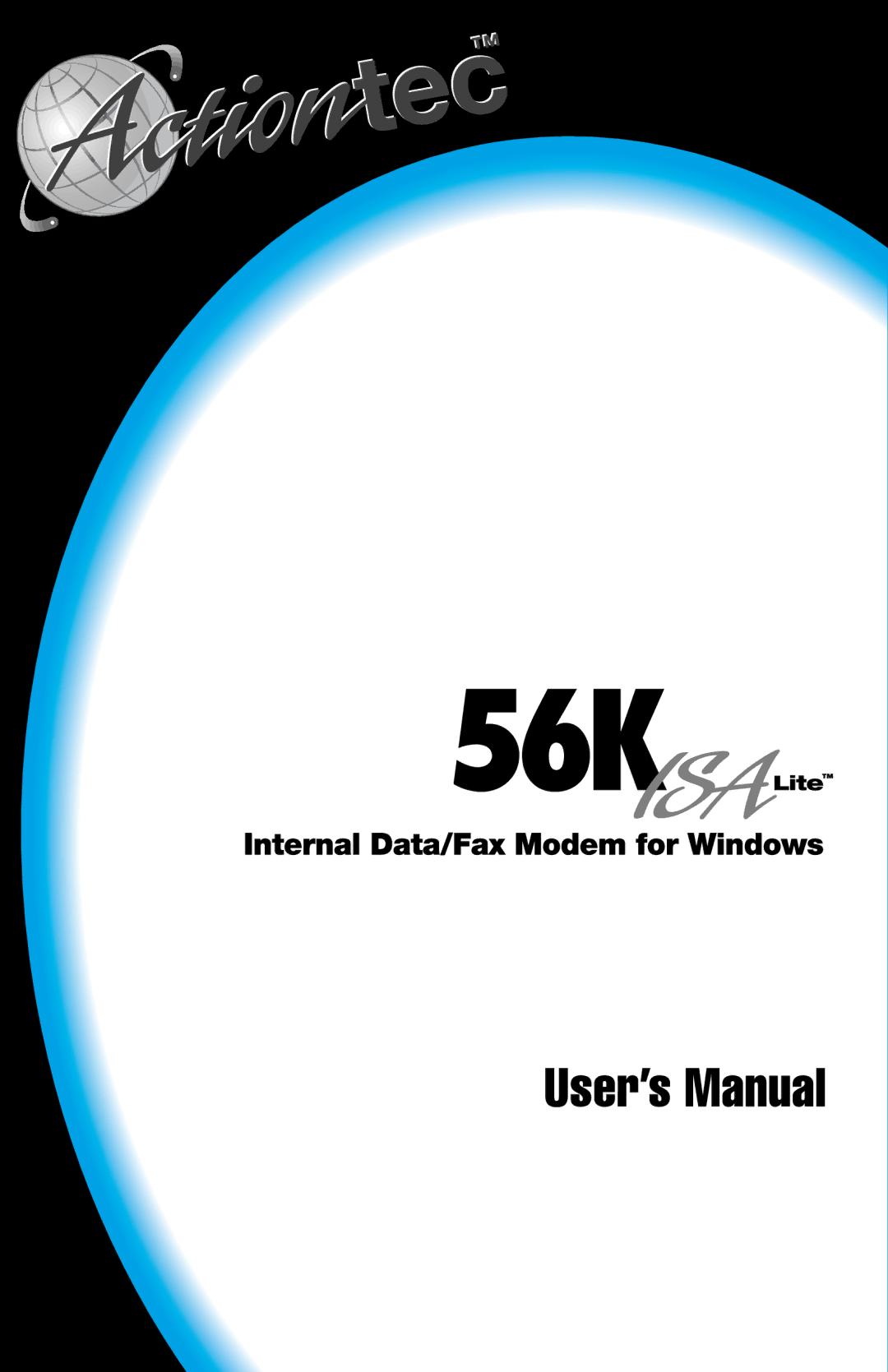 Actiontec electronic 56K ISA Lite manual 