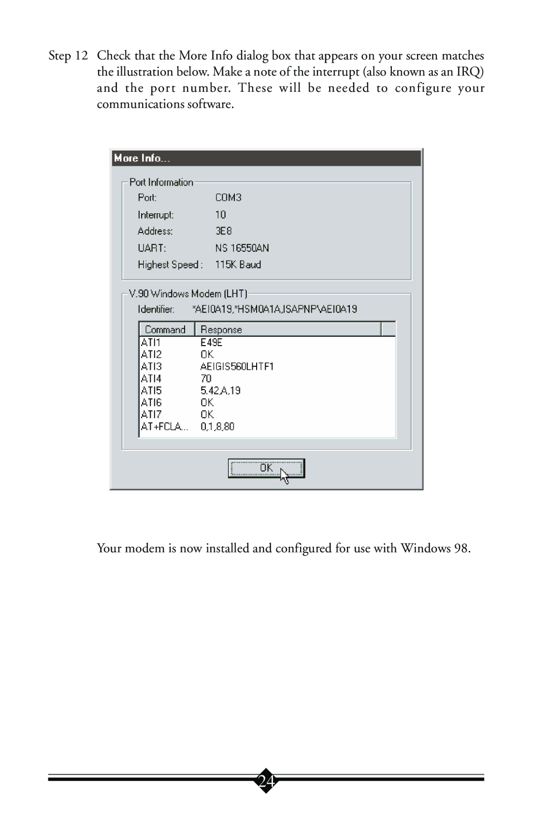 Actiontec electronic 56K ISA Lite manual 