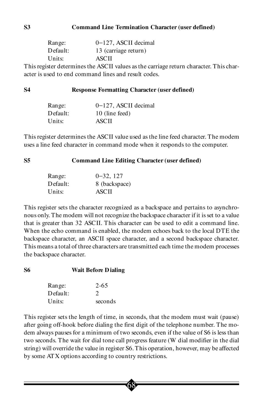 Actiontec electronic 56K V.90 manual Ascii 