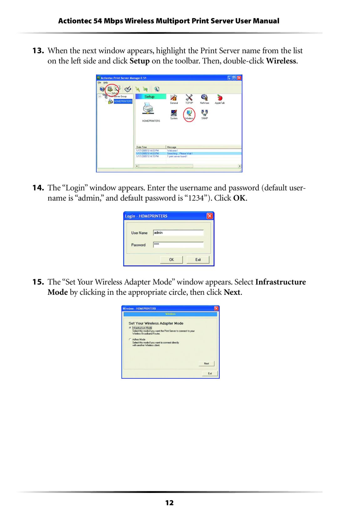 Actiontec electronic 802PSG user manual 