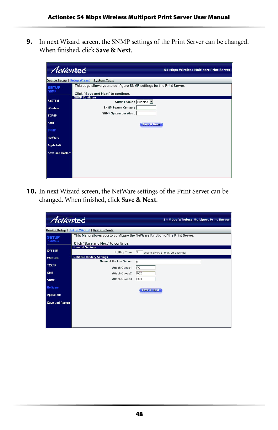 Actiontec electronic 802PSG user manual 