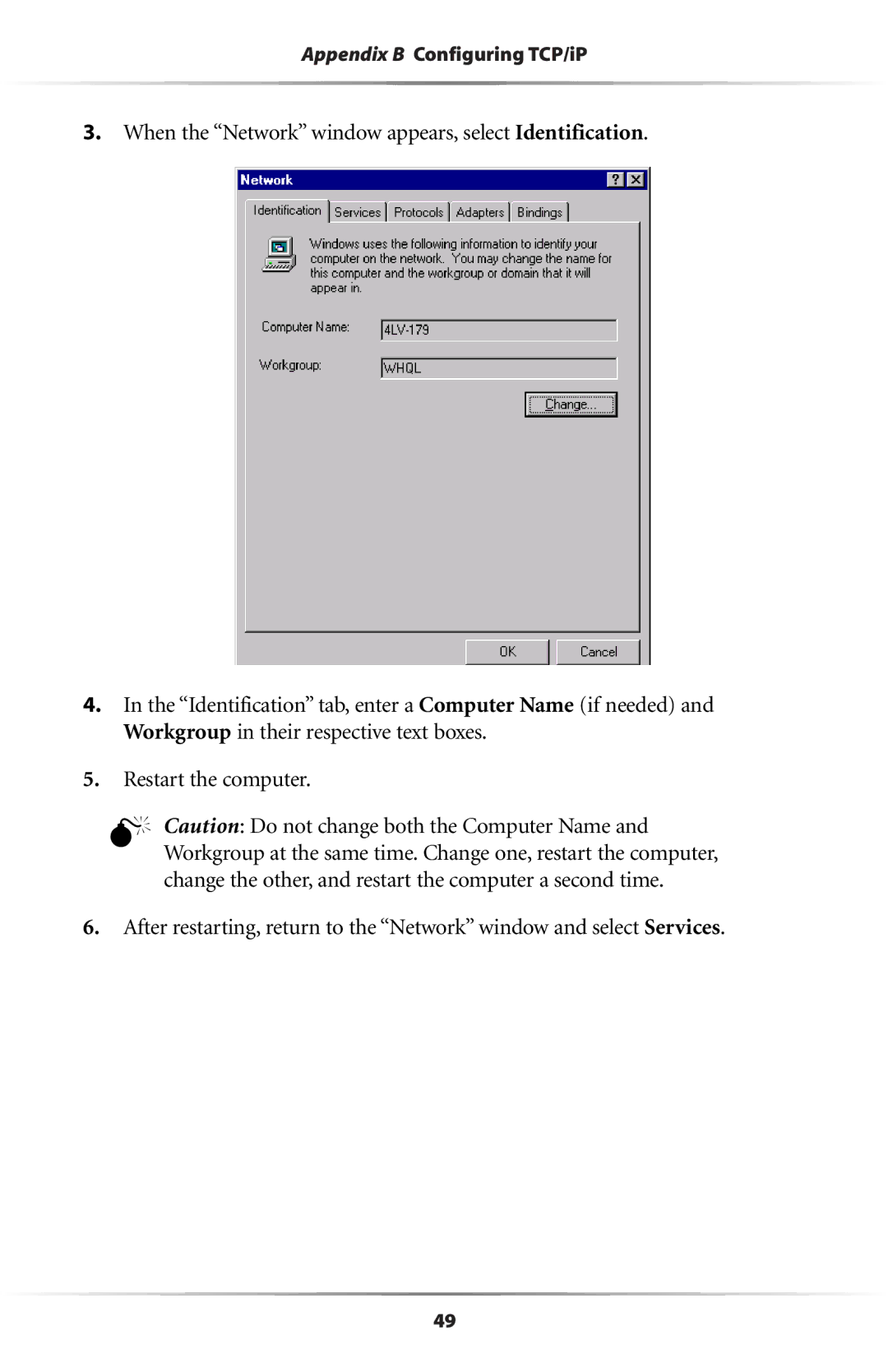 Actiontec electronic GE344000-01 user manual Appendix B Configuring TCP/iP 