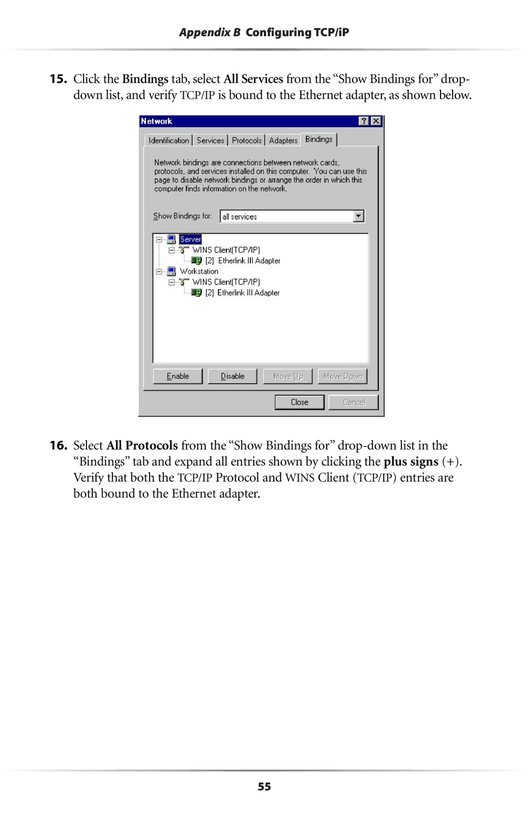 Actiontec electronic GE344000-01 user manual Appendix B Configuring TCP/iP 