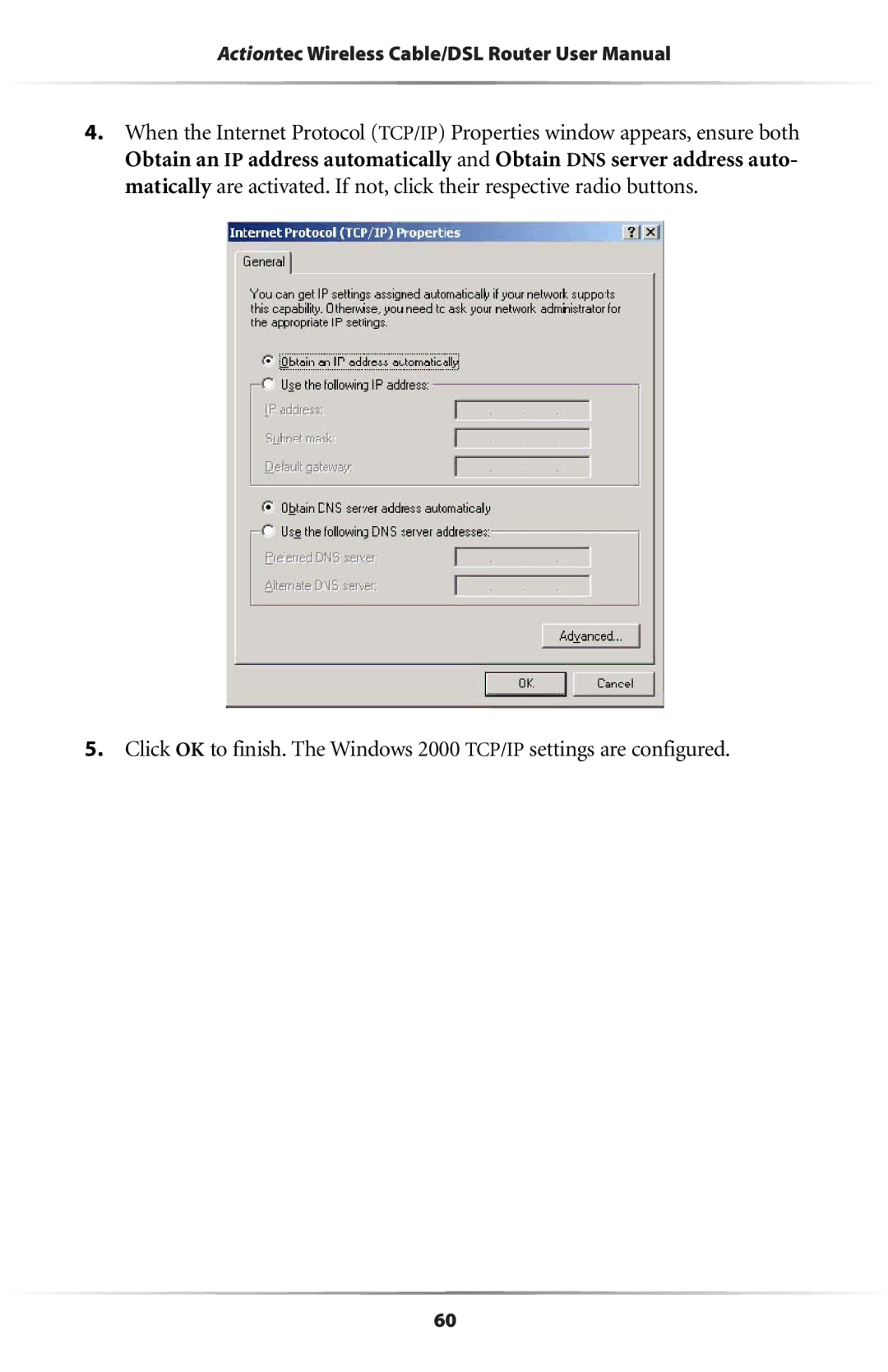 Actiontec electronic GE344000-01 user manual 