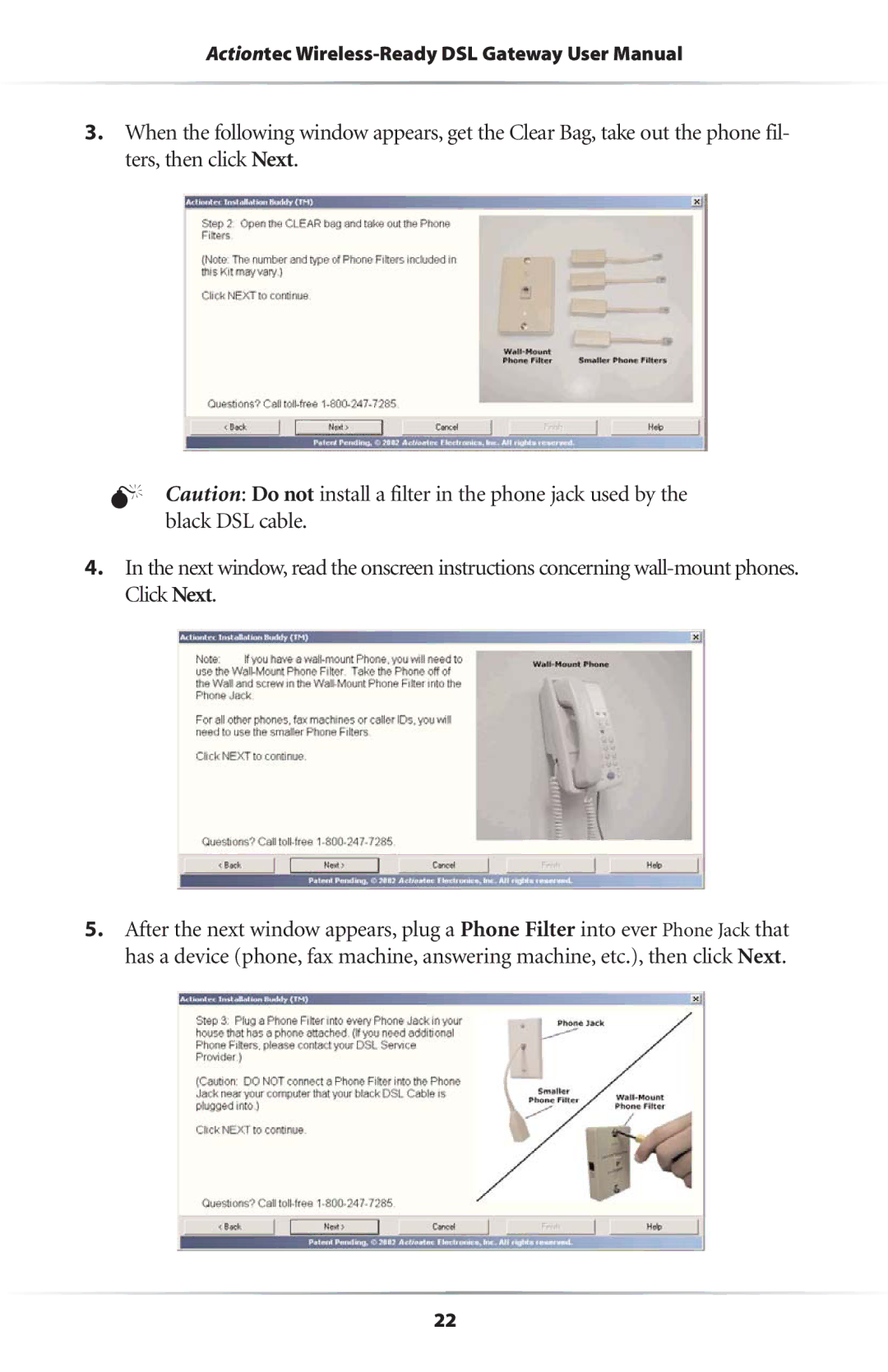 Actiontec electronic GS204AD9-01 user manual 