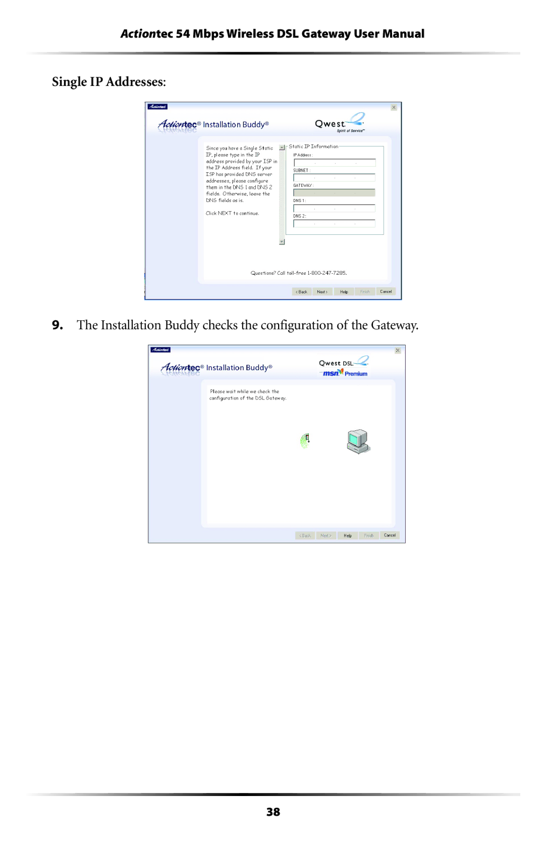 Actiontec electronic GT701-WG user manual 