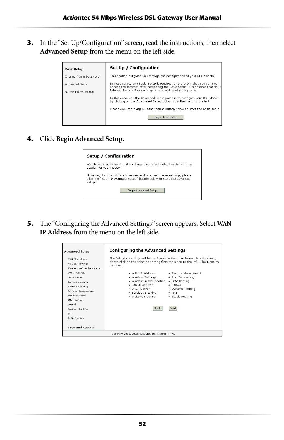 Actiontec electronic GT701-WG user manual 