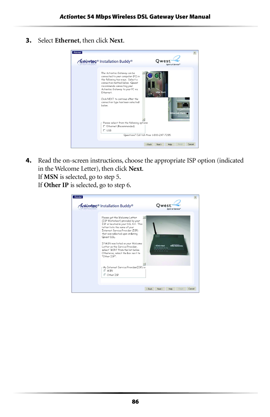 Actiontec electronic GT701-WG user manual 