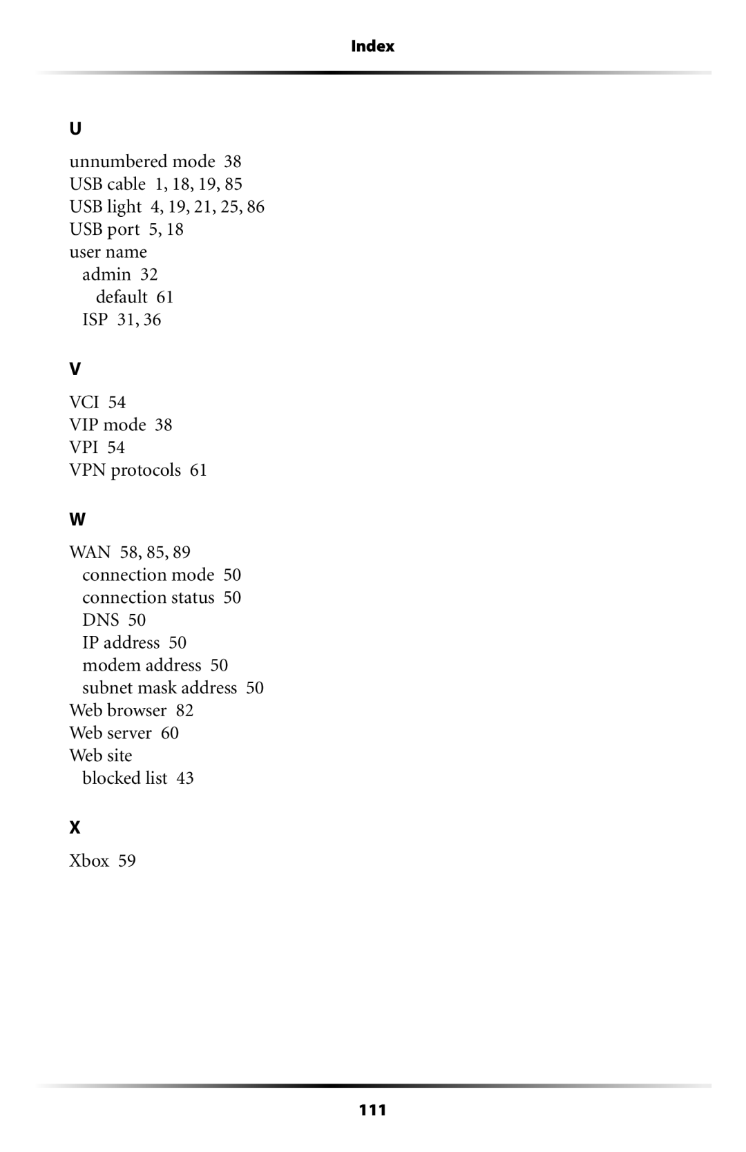 Actiontec electronic GT701 user manual 111 