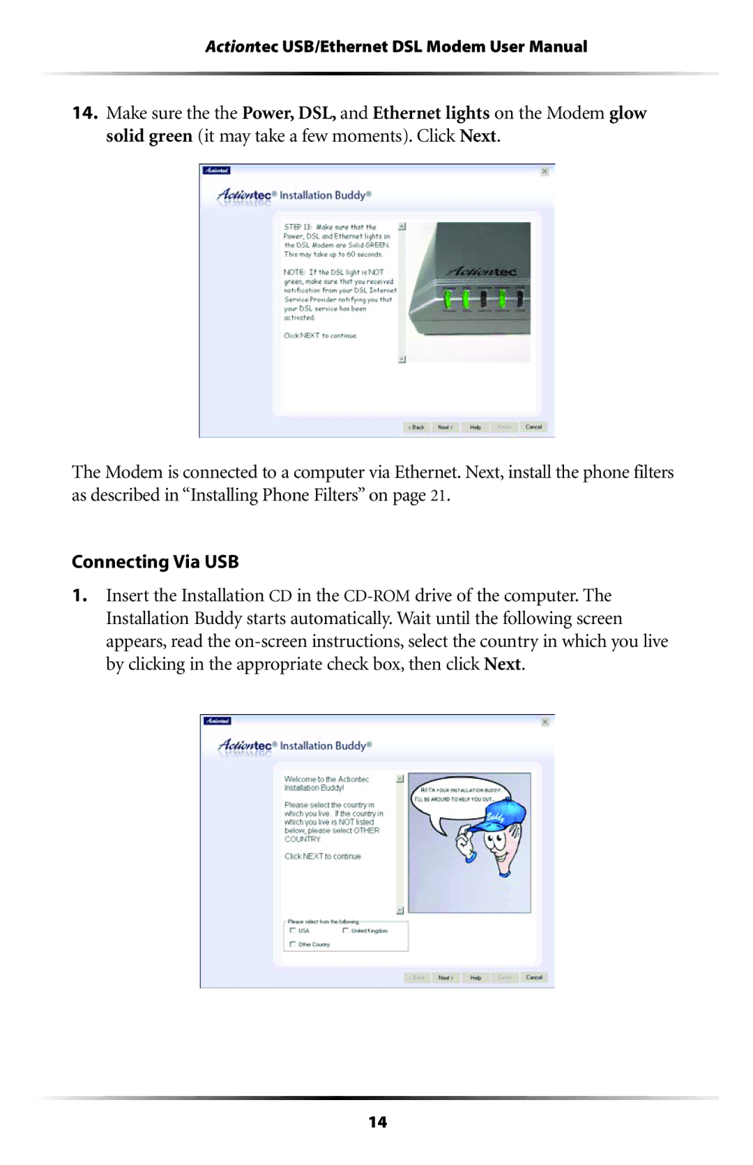 Actiontec electronic GT701 user manual 