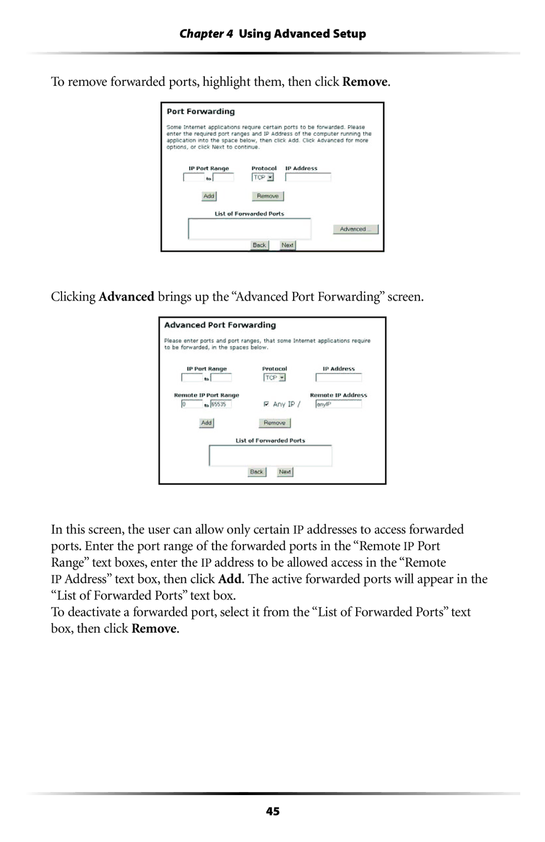 Actiontec electronic GT701 user manual Using Advanced Setup 