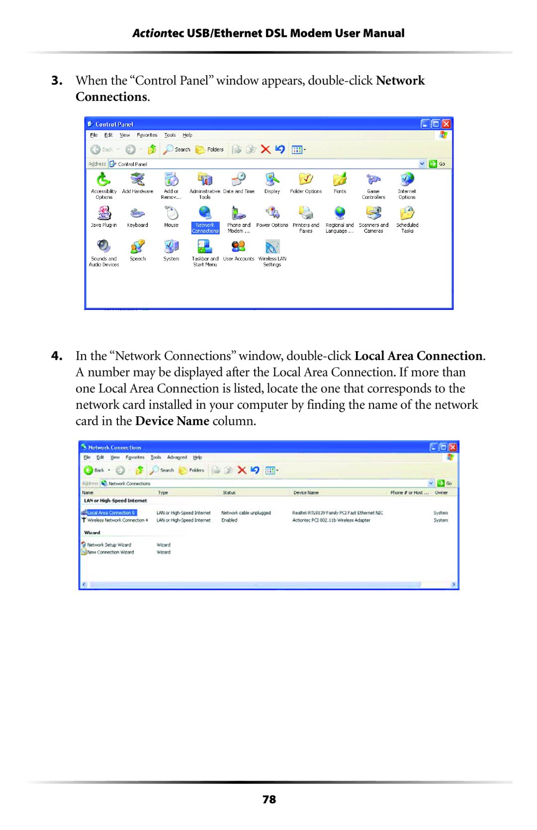 Actiontec electronic GT701 user manual 