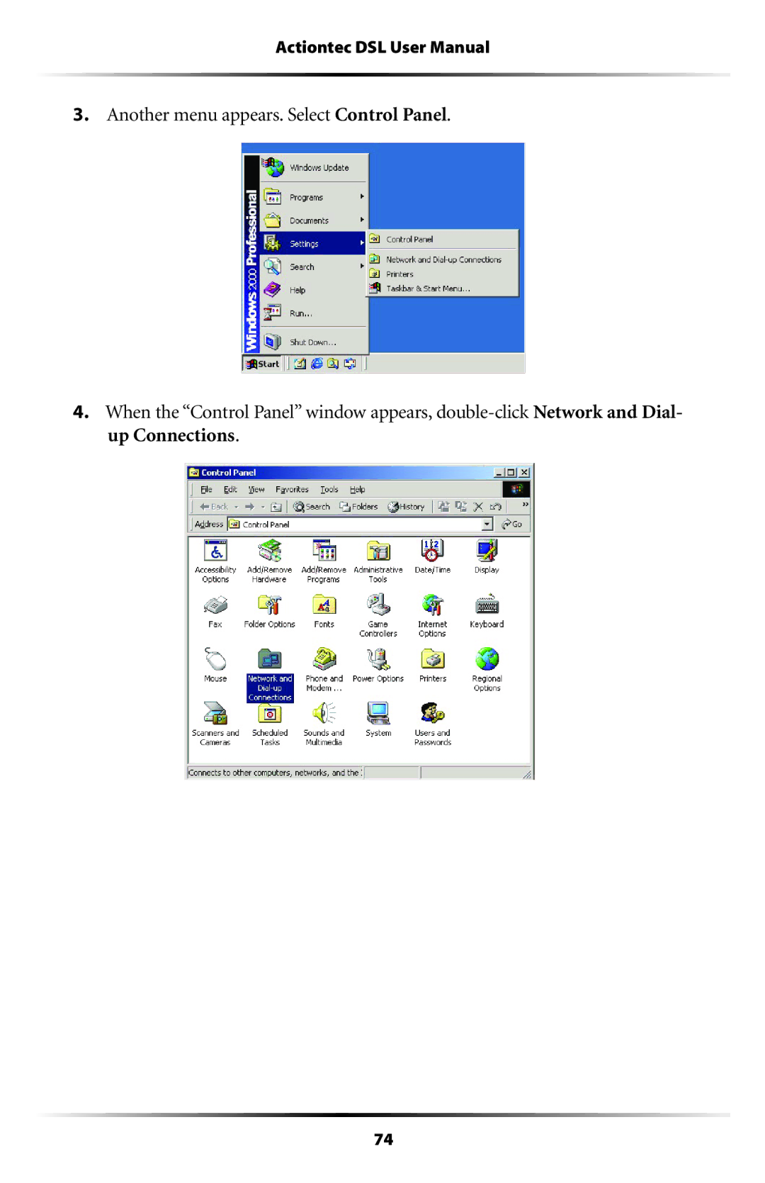 Actiontec electronic GT701WG-QW04 user manual 