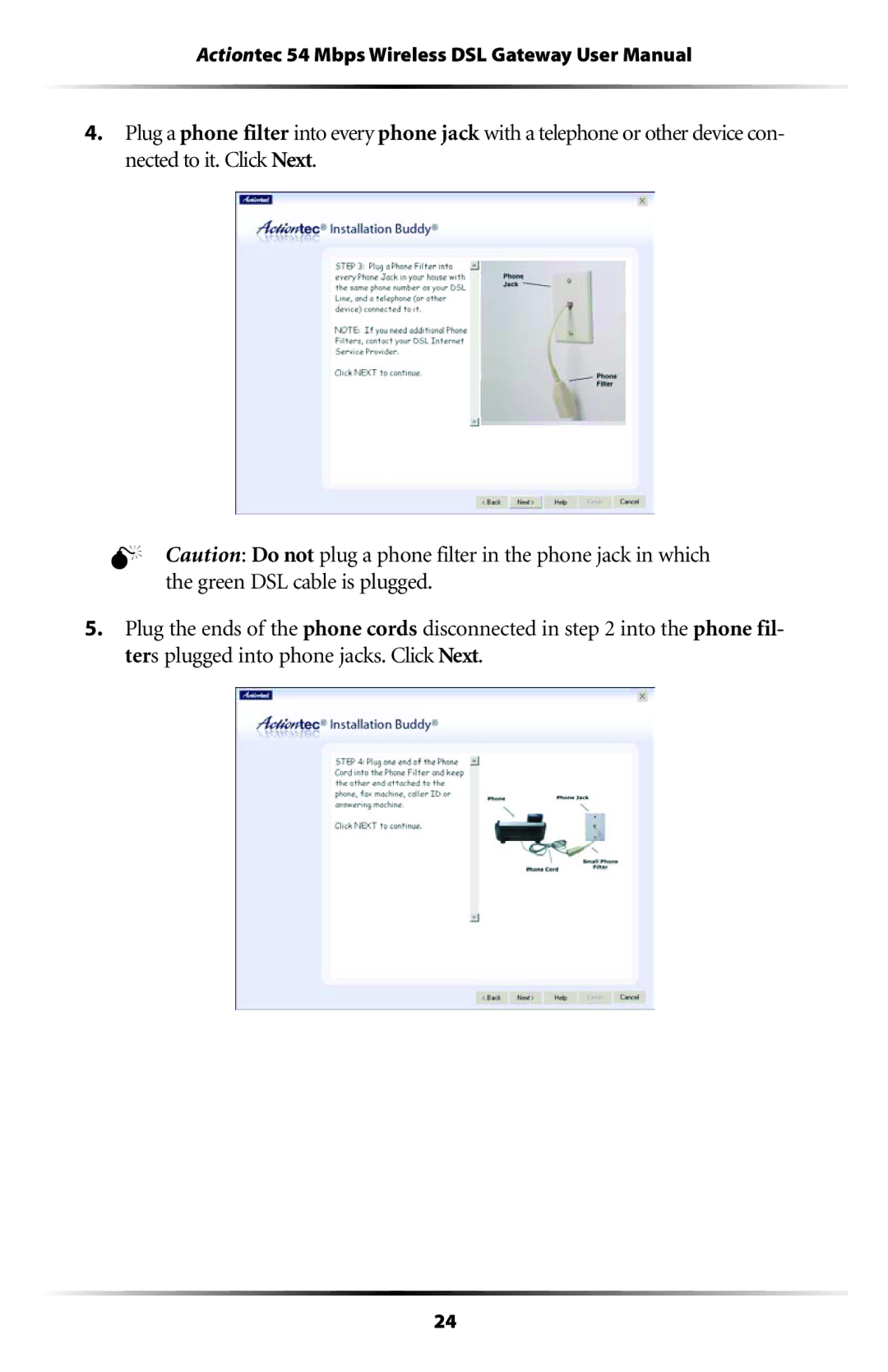 Actiontec electronic GT701WG user manual 