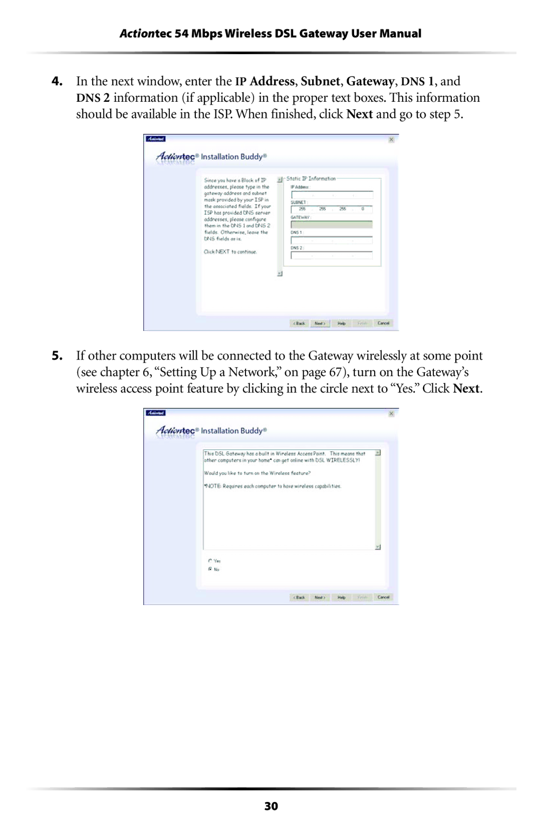 Actiontec electronic GT701WG user manual 