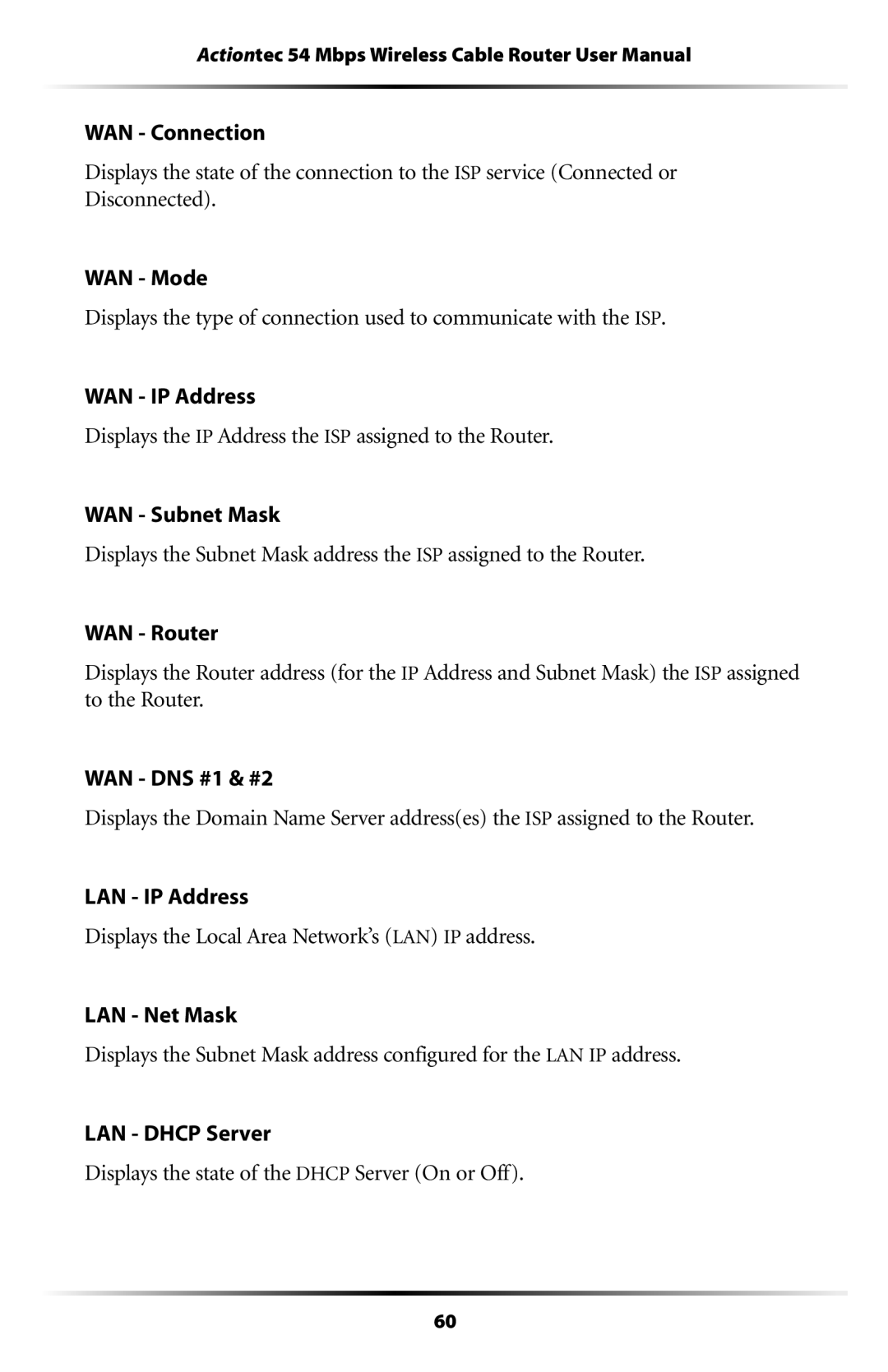 Actiontec electronic GT701WRU user manual 