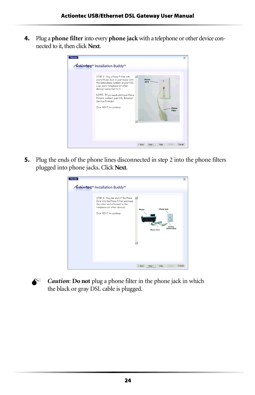 Actiontec electronic GT704 user manual 