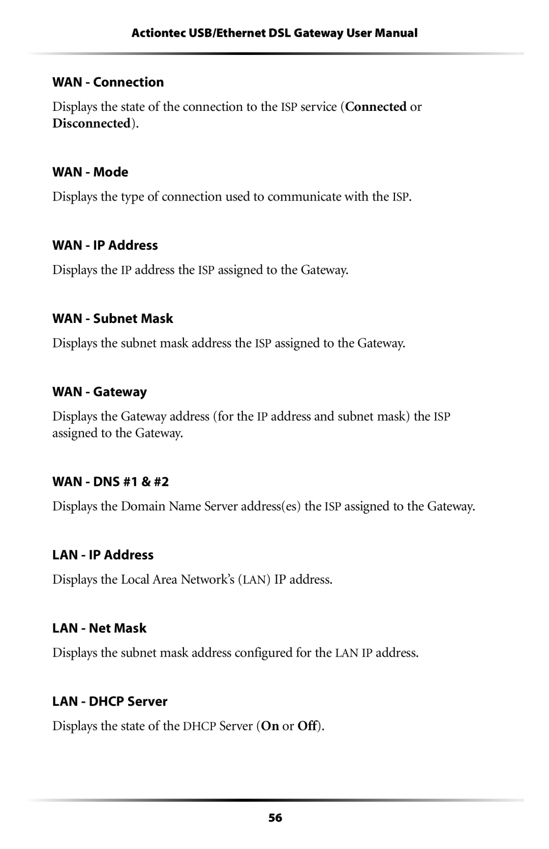 Actiontec electronic GT704 user manual 