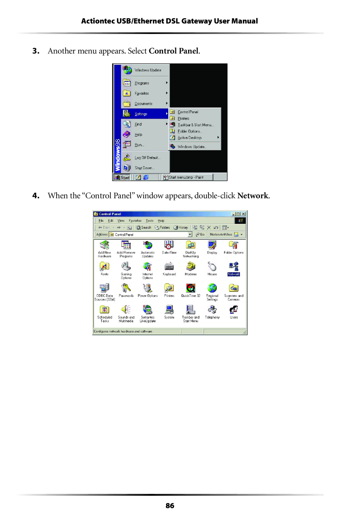 Actiontec electronic GT704 user manual 