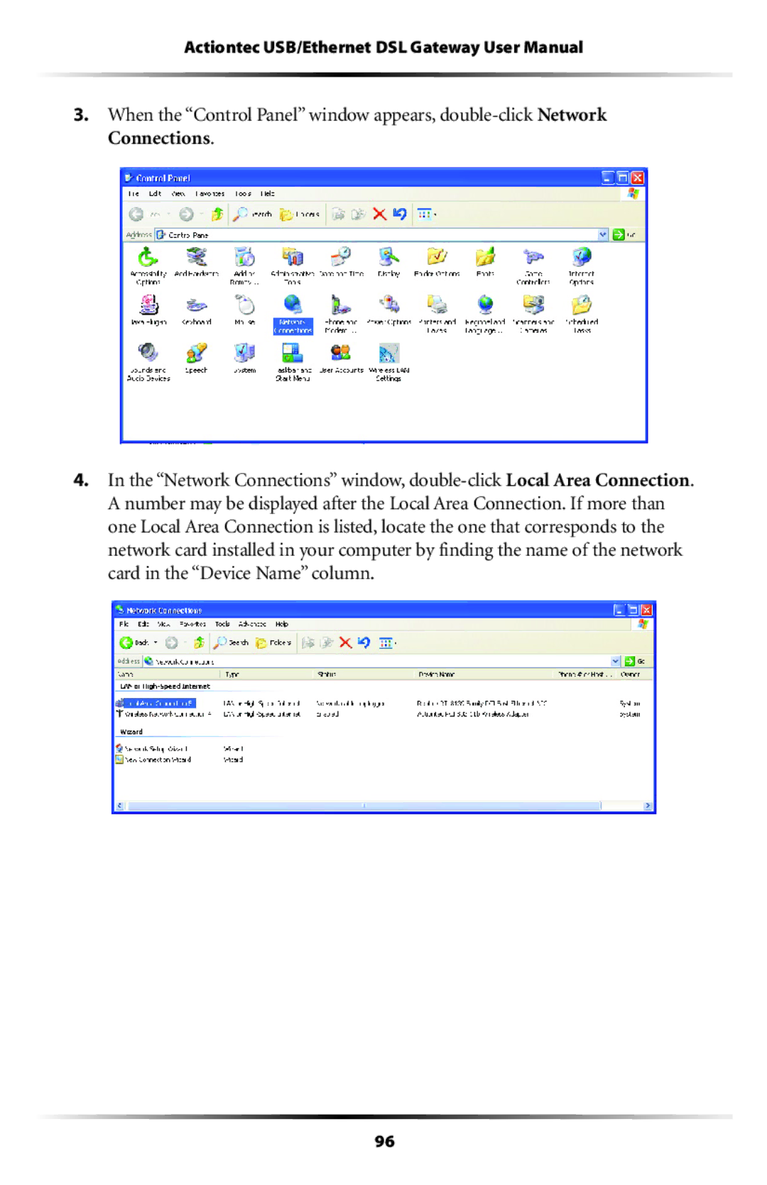 Actiontec electronic GT704 user manual 