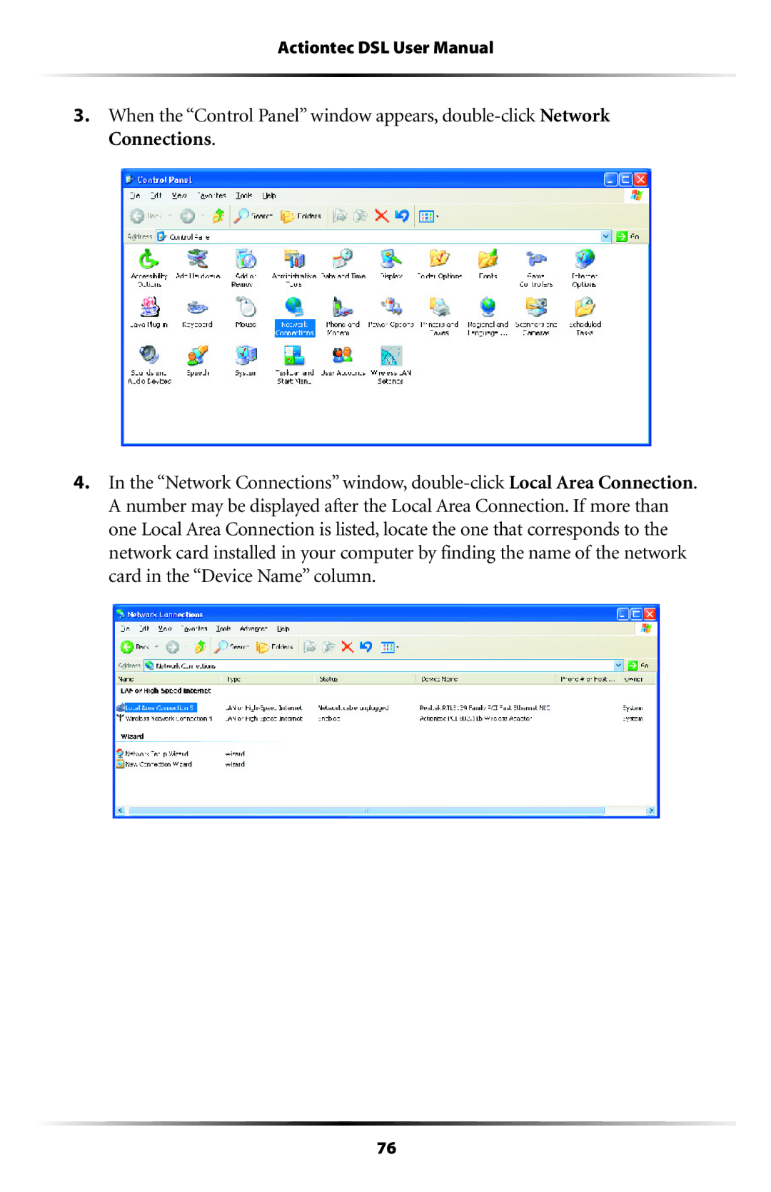 Actiontec electronic GT704WG-QW04 user manual 