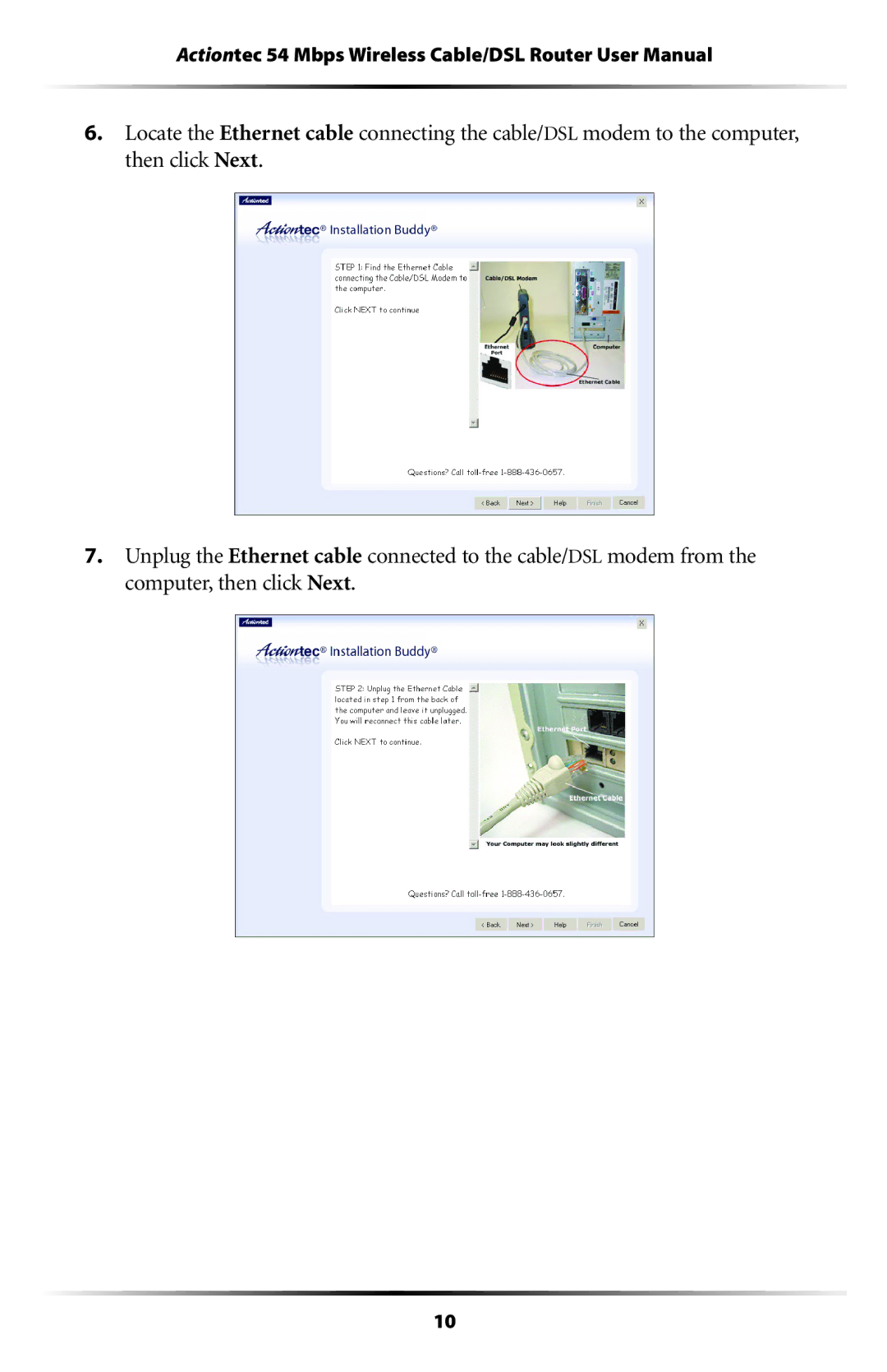 Actiontec electronic GT704WR user manual 