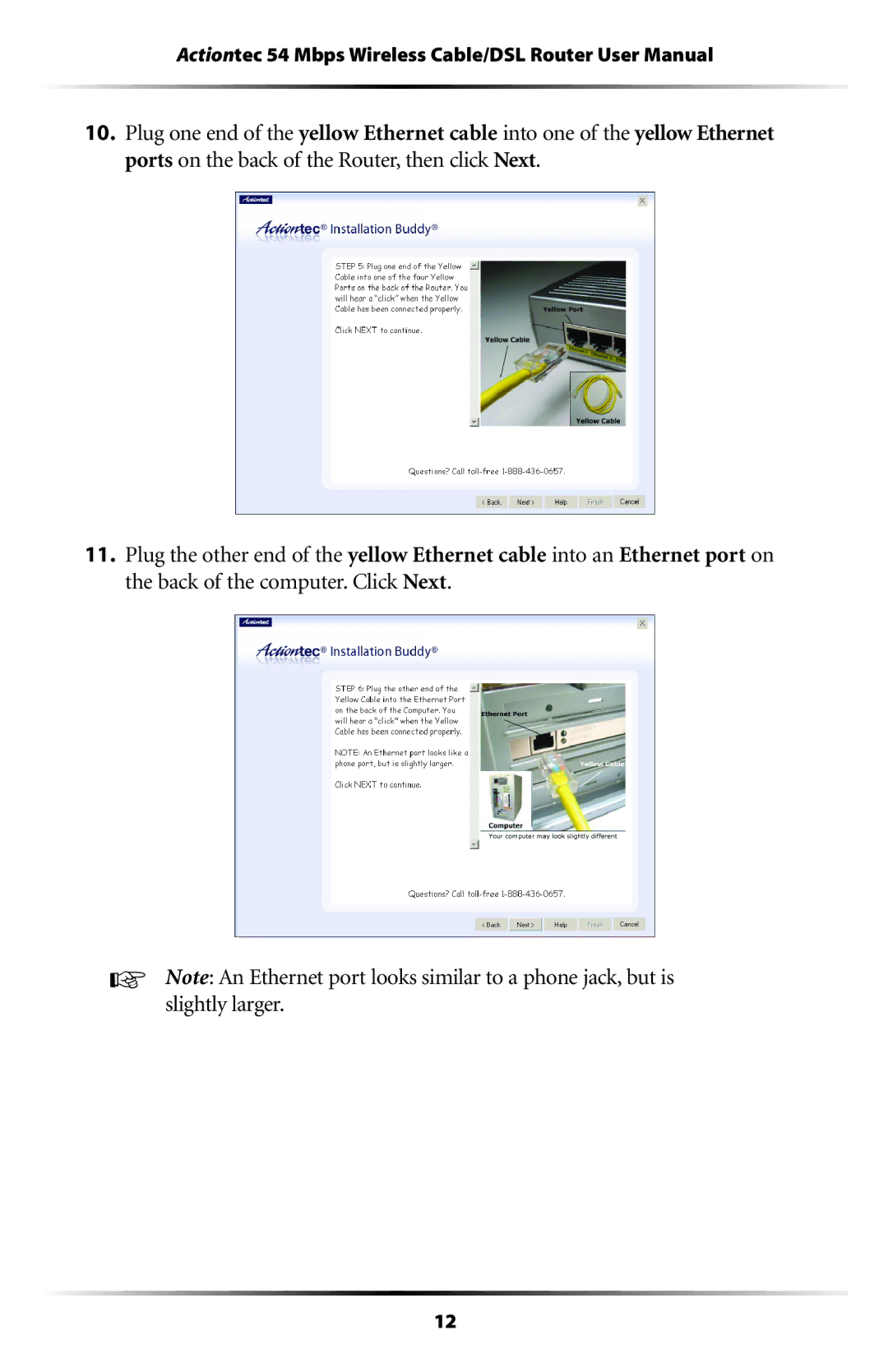 Actiontec electronic GT704WR user manual 