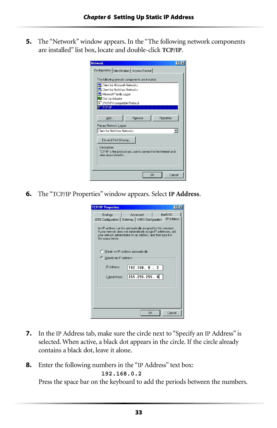 Actiontec electronic HPAP108T manual 192.168.0.2 