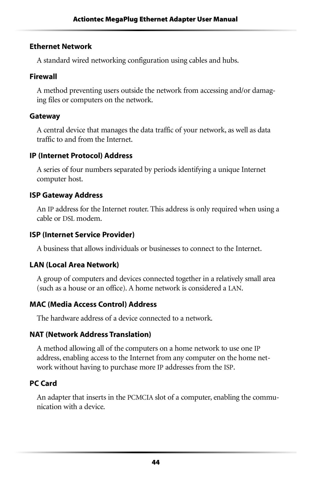 Actiontec electronic HPE100T user manual 