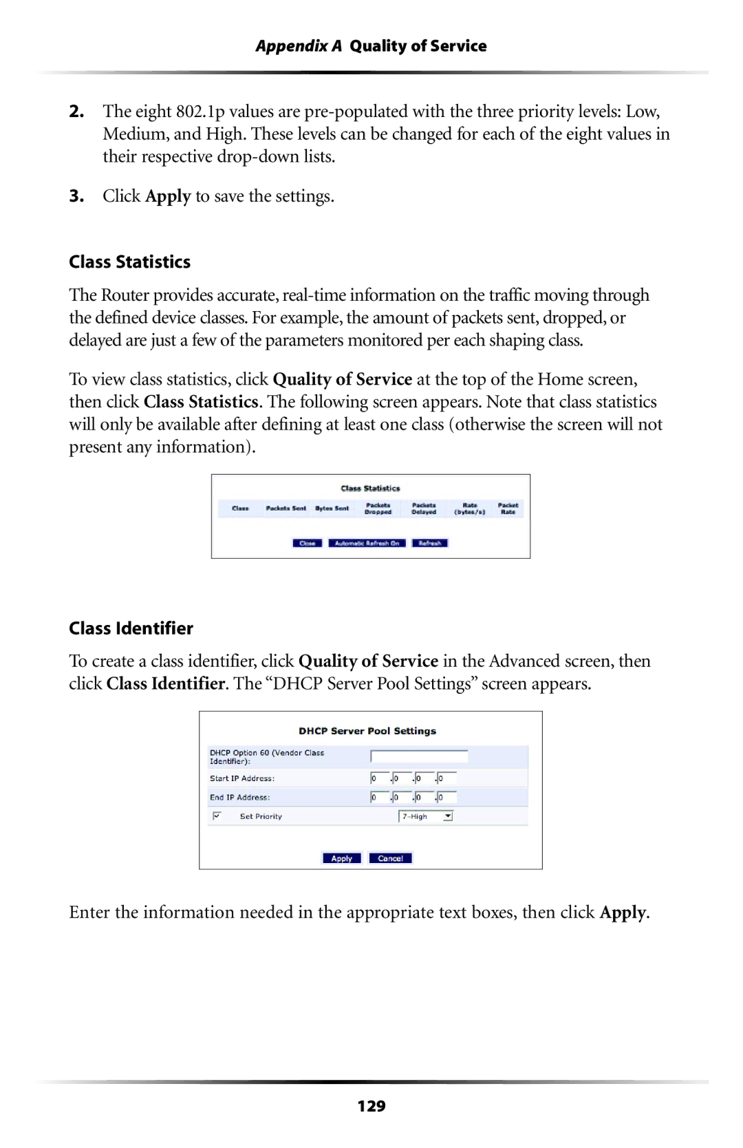 Actiontec electronic MI408 manual 129 