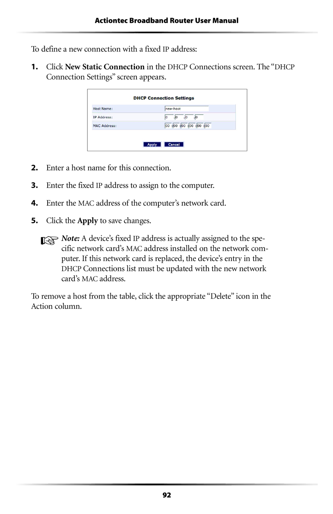 Actiontec electronic MI408 manual 