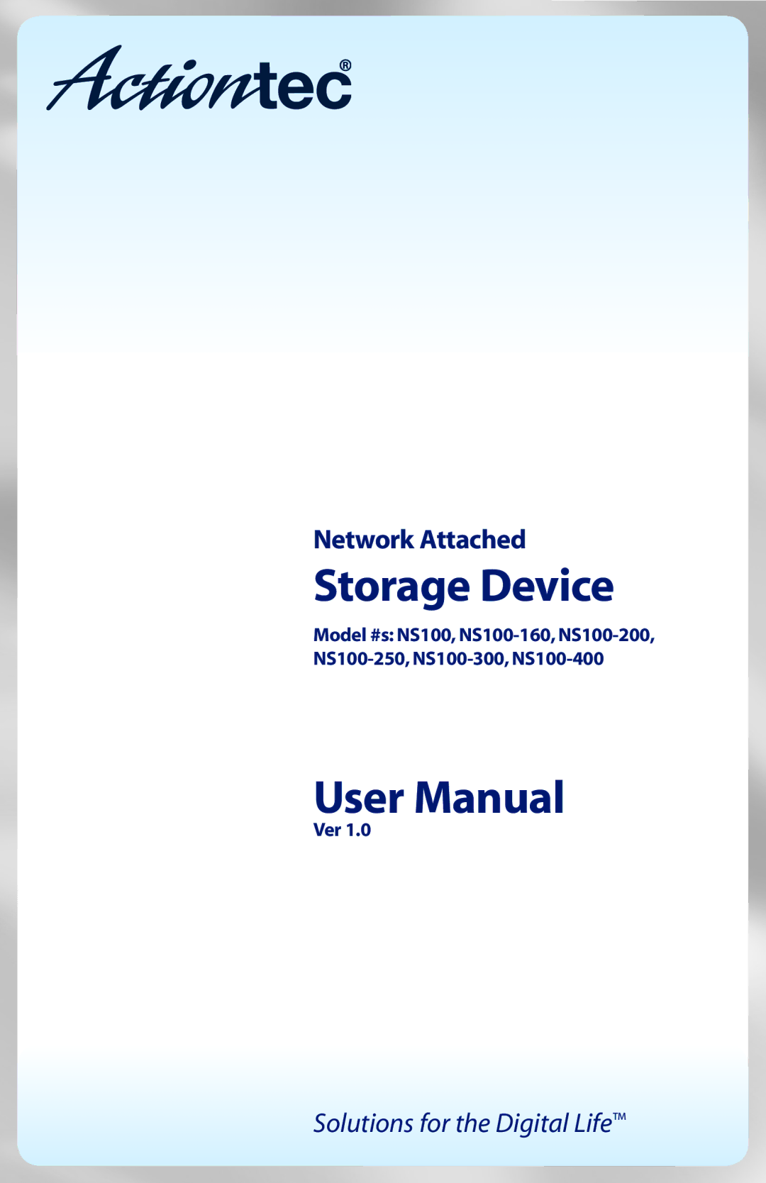 Actiontec electronic NS100-250, NS100-200, NS-100, NS100-300, NS100-400, NS100-160 user manual Storage Device 