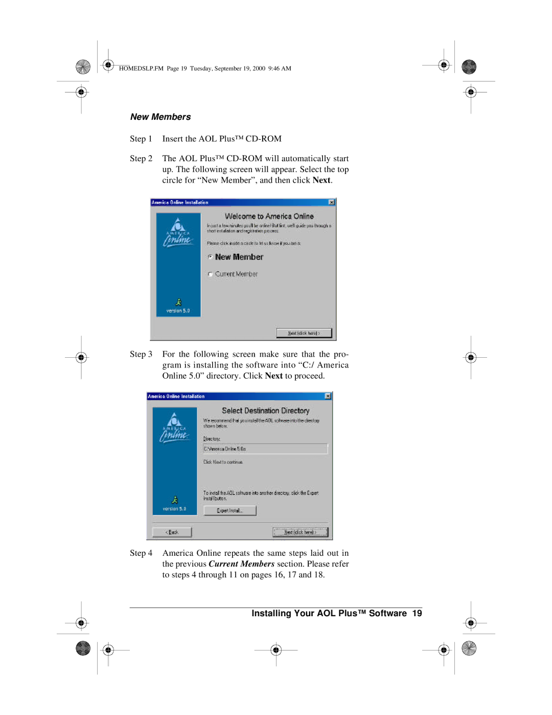 Actiontec electronic PCI0839-01 manual New Members 