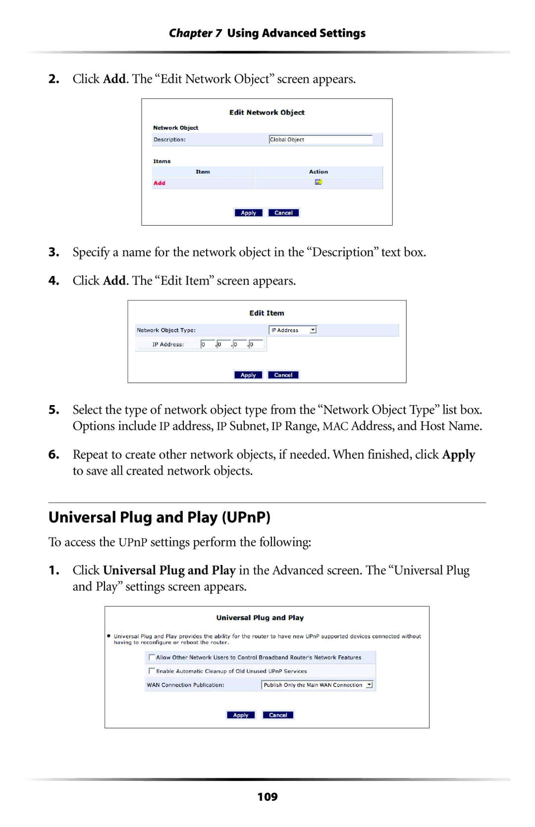 Actiontec electronic RI408 user manual Universal Plug and Play UPnP 